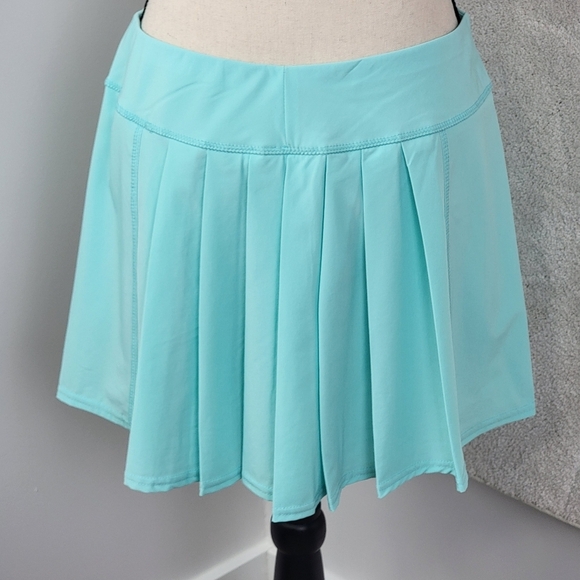 Jofit Mint Green Performance Pleated Tennis/Pickleball Skirt/Skort Sz M - Picture 2 of 12